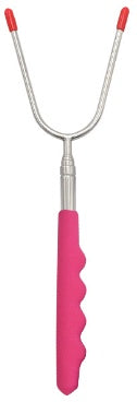 25–85cm Telescopic BBQ Roasting Fork – Korean Style Skewer with Oxford Fabric Bag