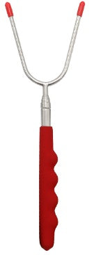 25–85cm Telescopic BBQ Roasting Fork – Korean Style Skewer with Oxford Fabric Bag