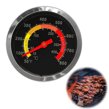 Premium Stainless Steel BBQ Smoker Grill Thermometer