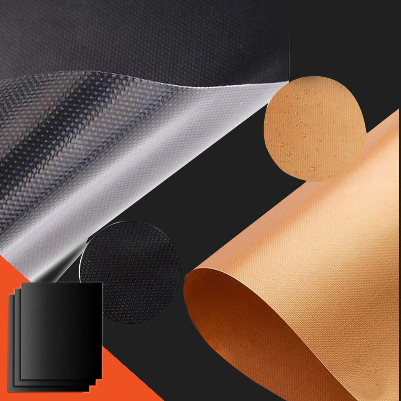 Non-Stick BBQ Mat 0.2mm – Black, Gold, Copper | Modern Simple Barbecue Grilling Sheet