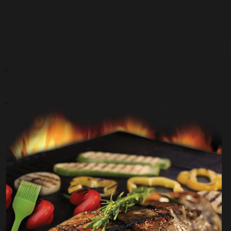 Non-Stick BBQ Mat 0.2mm – Black, Gold, Copper | Modern Simple Barbecue Grilling Sheet