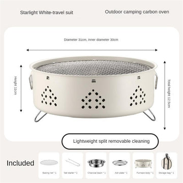 Portable BBQ Stove for Outdoor Camping & Family Dinners