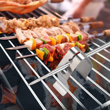 Stainless Steel Grill Thermometer Probe Clip (1–6 Pieces)
