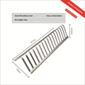 Portable Triangle BBQ Grill – Stainless Steel Outdoor Cooking Tool for Picnic & Home Use
