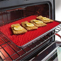 Non-Stick Silicone Pyramid Baking Mat – Heat-Resistant BBQ Cooking Grid for Oven & Microwave Use
