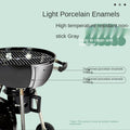 3.5-Inch Portable Charcoal BBQ Grill – Heat & Pressure Resistant Outdoor Cooking