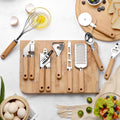  Modern Creative Kitchen Gadget Set with Wooden Handle