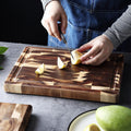 Premium Kitchen Household Parquet Solid Wood Cutting Board
