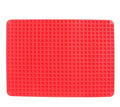 Non-Stick Silicone Pyramid Baking Mat – Heat-Resistant BBQ Cooking Grid for Oven & Microwave Use
