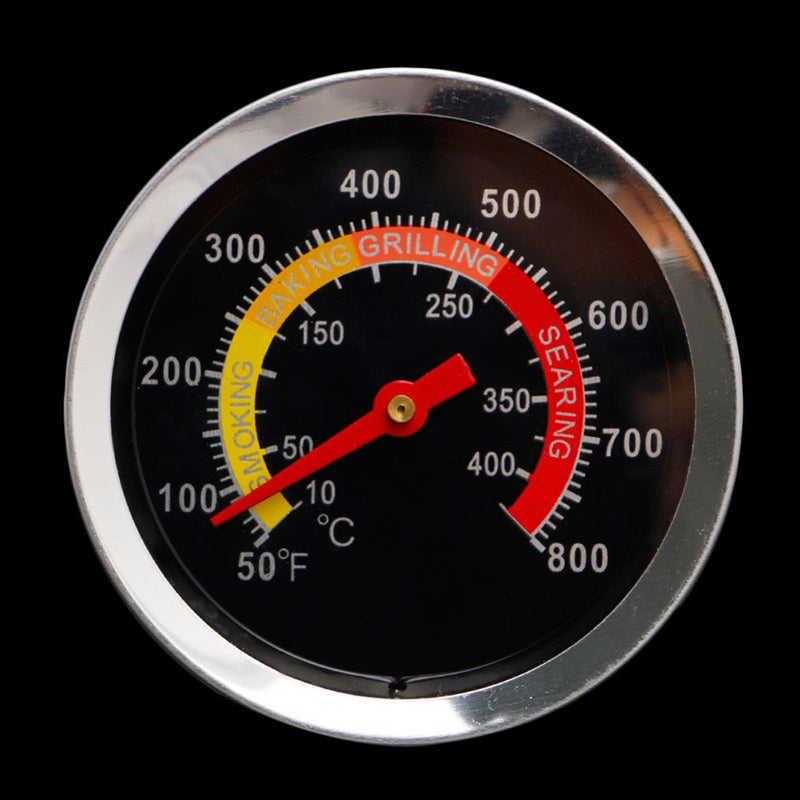 Premium Stainless Steel BBQ Smoker Grill Thermometer