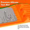 3-in-1 Silicone Grill & Oven Tool Mat – Side Shelf Protector, Griddle Rest, Roasting Pan Pad