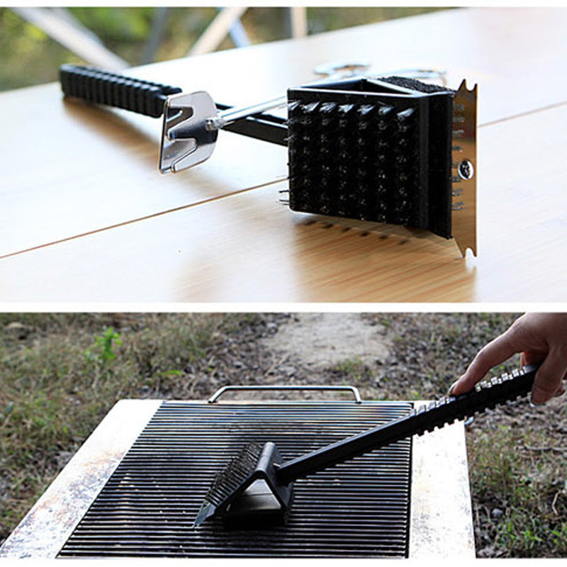 Grill Pro 3-in-1 Scraper and Steel Brush Cleaning Tool
