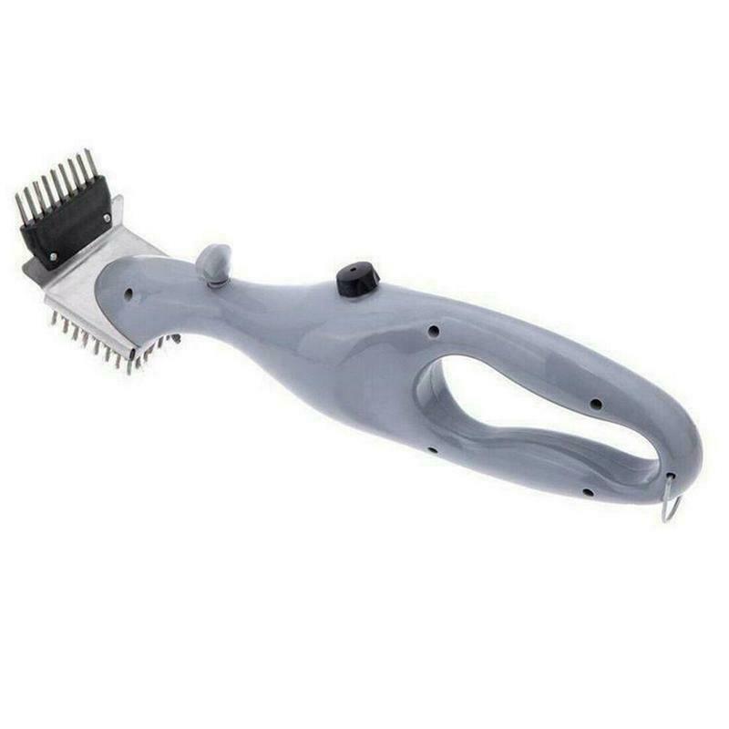 Stainless Steel Grill Steam Cleaning Brush with Heat-Resistant Handle 