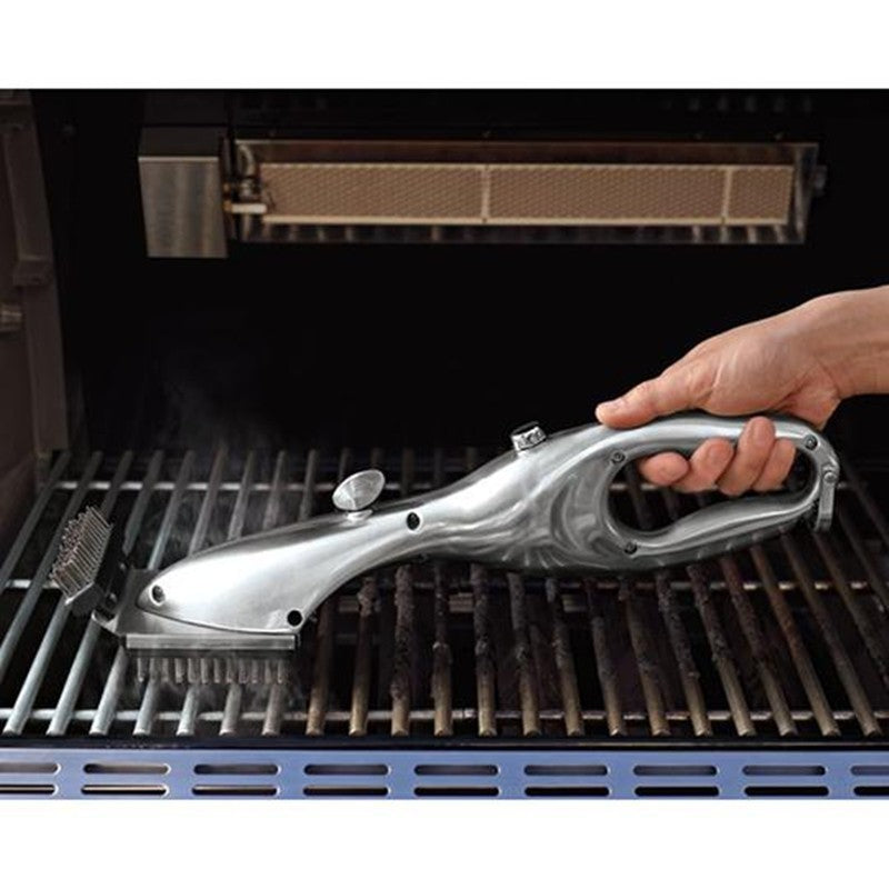 Stainless Steel BBQ Cleaning Brush with Steam Function – Durable Grill Cleaning Tool for Cast Iron, Steel & Ceramic
