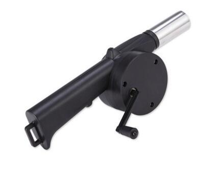 BBQ Air Fan Manual Blower – Outdoor ABS Plastic Steel Barbecue Tool for Grilling
