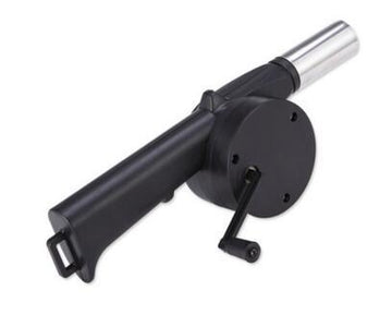 BBQ Air Fan Manual Blower – Outdoor ABS Plastic Steel Barbecue Tool for Grilling
