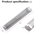 Stainless Steel BBQ Smoke Box – Outdoor Barbecue Smoker Pipe for Grills, Smoking Fruit & Meats
