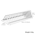 Stainless Steel Rib Rack BBQ Holder – Outdoor Grilling & Smoking Stand for Oven, Charcoal Grill & Picnic

