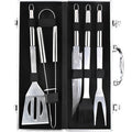Premium Stainless Steel BBQ Grill Set with Aluminum Case – 3/5 Pcs