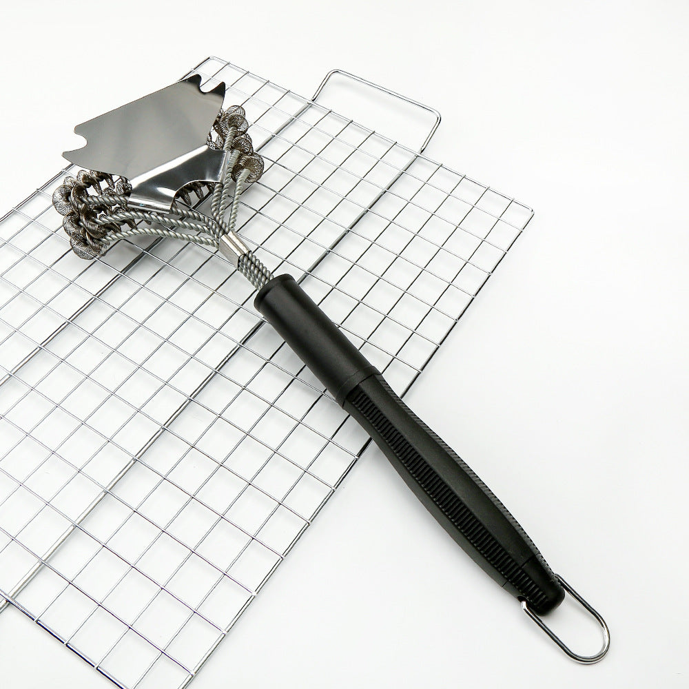 Stainless Steel BBQ Cleaning Grill Brush – Barbecue Grilling Accessories Cleaner
