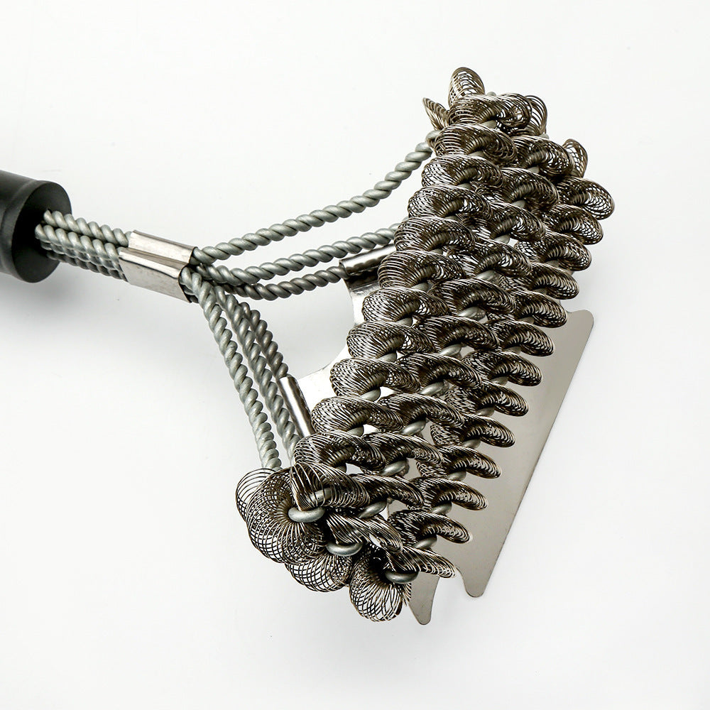 Stainless Steel BBQ Cleaning Grill Brush – Barbecue Grilling Accessories Cleaner
