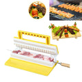Portable BBQ Meat Skewer Maker Box – Kebab Machine Barbecue Skewer Tools for Tofu & Meat
