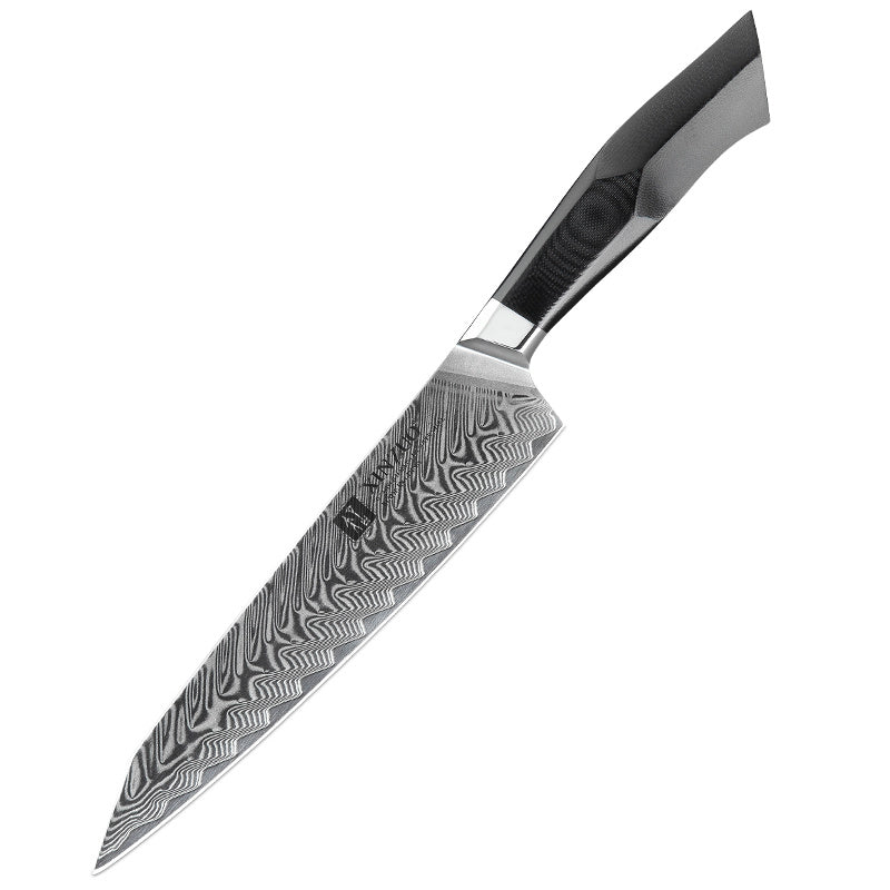 Premium Damascus Steel Slicing Knife – 210mm Blade