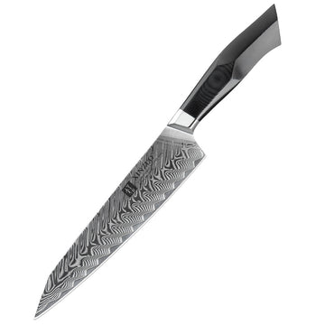 Premium Damascus Steel Slicing Knife – 210mm Blade