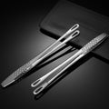 Premium 304 Stainless Steel Japanese BBQ Tongs – 24cm Barbecue Clip