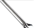 Plum-Shaped Stainless Steel BBQ Steak Tongs – Mirror Polished Food Clamp
