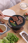 Mini Japanese Style Non-Stick BBQ Grill – Aluminum Dual Burner Stove