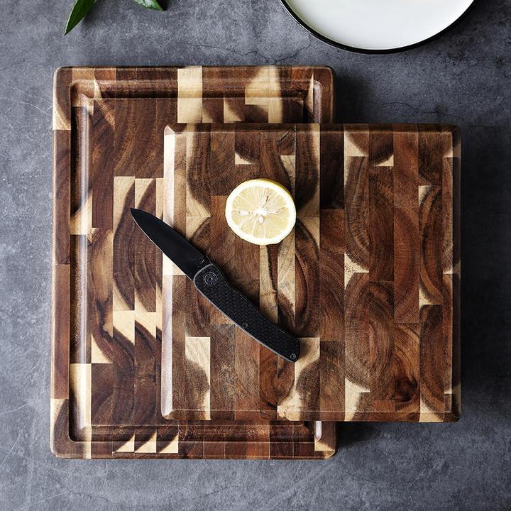 Premium Kitchen Household Parquet Solid Wood Cutting Board
