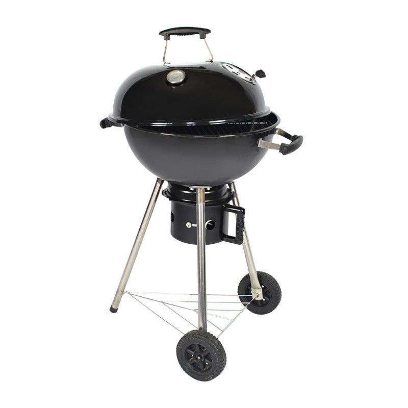 3.5-Inch Portable Charcoal BBQ Grill – Heat & Pressure Resistant Outdoor Cooking