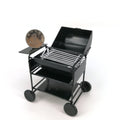 Baby House Miniature BBQ Oven Square Grill Decoration
