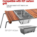 Outdoor Compact Folding BBQ Grill – Quick Setup Stainless Steel Barbecue for 3–5 People