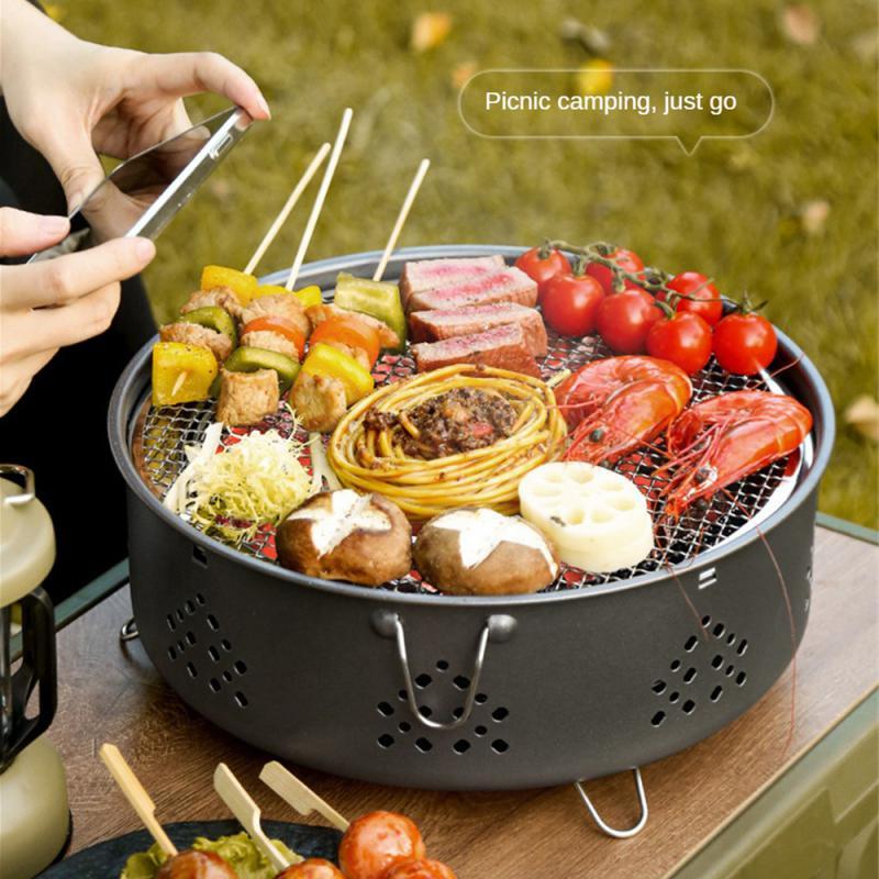  Portable BBQ Stove for Outdoor Camping & Family Dinners