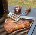 Custom BBQ Branding Iron with 55 Letters – Hot Stamping Die with Wooden Handle for Grilling Fun