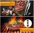 30-piece BBQ set, baking tool kit, stainless steel BBQ tools, apron gift set, BBQ tools with bag, outdoor cooking set, grilling gift set, baking utensils
