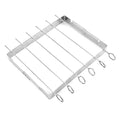 Stainless Steel Outdoor Barbecue Sign with Foldable BBQ Rack
