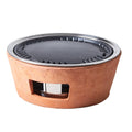 Compact Outdoor Charcoal BBQ Grill with Anti-Scalding Base
