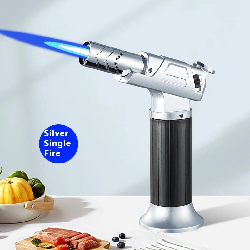 Windproof Triple & Single Flame Torch Lighter – Portable Blue Flame BBQ Igniter