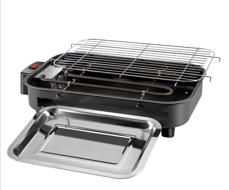  Multi-Functional Electric Bakeware with Heating Tube | 1500W Flat Grill Pan for Fast Cooking
