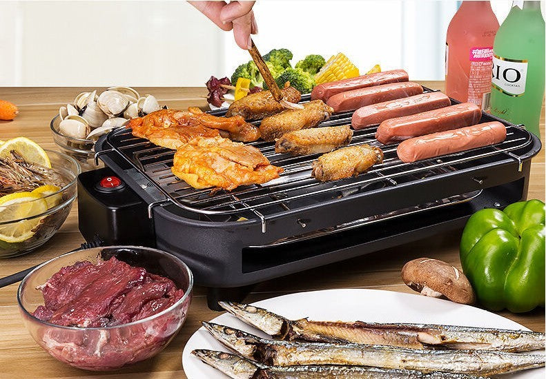  Multi-Functional Electric Bakeware with Heating Tube | 1500W Flat Grill Pan for Fast Cooking
