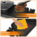 2-in-1 Electric Hot Pot with Smokeless Korean BBQ Grill – 2800W Non-Stick Shabu Shabu Combo with Independent Temperature Control