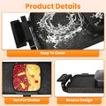 2-in-1 Electric Hot Pot with Smokeless Korean BBQ Grill – 2800W Non-Stick Shabu Shabu Combo with Independent Temperature Control