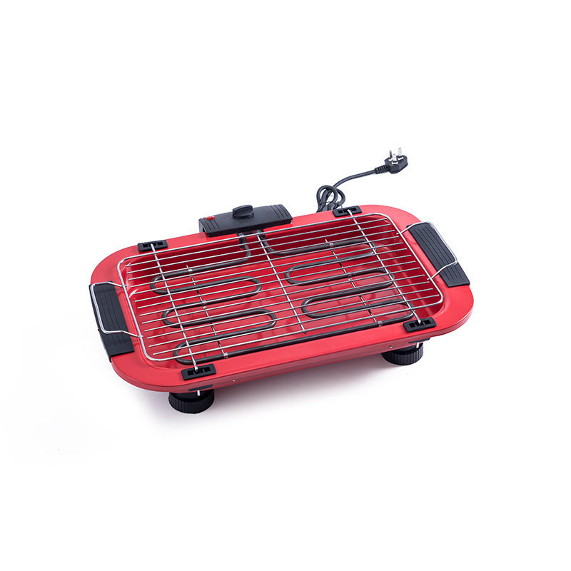  Multi-Function Electric Grill for Home | 1300–2000W Household Flat Bakeware Oven with Thermostat Control – EU/UK Plug
