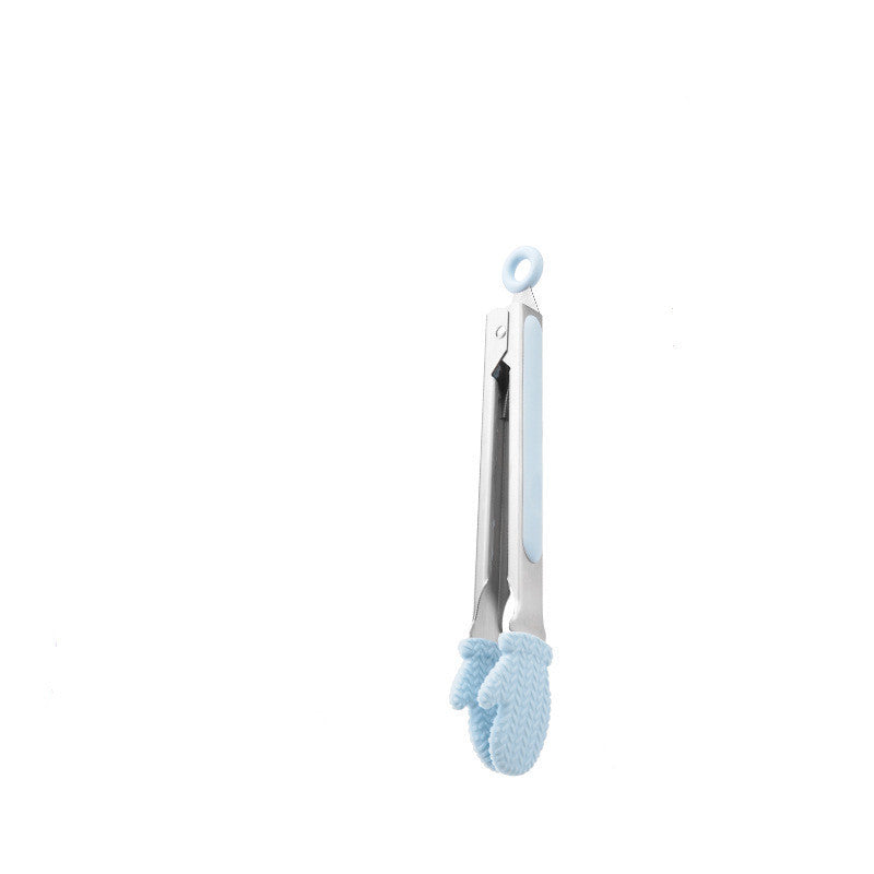 Multi-Color Stainless Steel BBQ Clip – 9" & 12" Barbecue Grill Tong