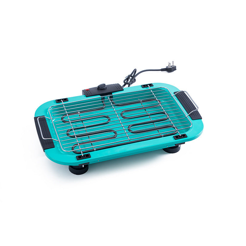  Multi-Function Electric Grill for Home | 1300–2000W Household Flat Bakeware Oven with Thermostat Control – EU/UK Plug

