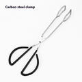 Heavy-Duty Stainless Steel & Carbon Steel Charcoal and Food Clip for BBQ Grilling