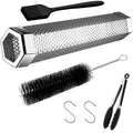 Stainless Steel BBQ Smoke Box – Outdoor Barbecue Smoker Pipe for Grills, Smoking Fruit & Meats
